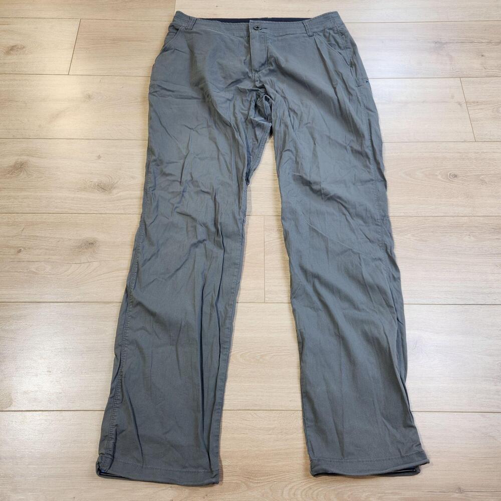 Kuhl Resistor Lite Chino Pants Mens 33x34 Gray Stretch Casual Outdoor Hiking